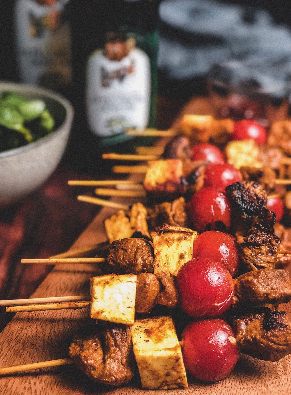 Lamb, Haloumi and Tomato Skewers – Simply Good Foods