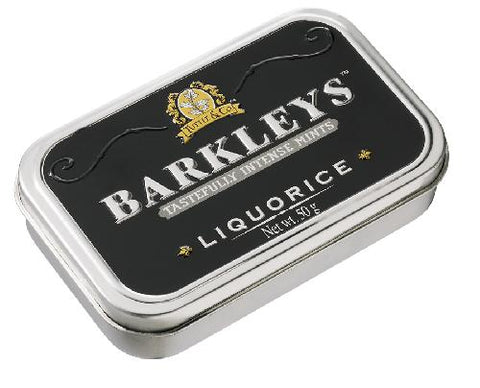Barkleys Mints Liquorice 50g - Carton x 6