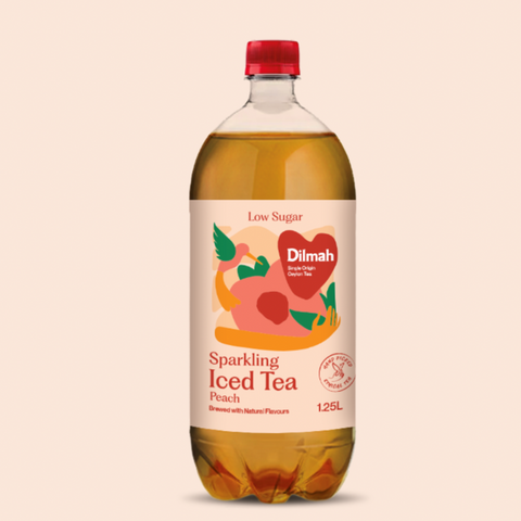 Dilmah Sparkling Ice Tea Peach 1.5L - Carton x 8