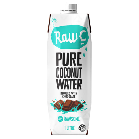Raw C Coconut Water infused with Chocolate 1L - Carton x6