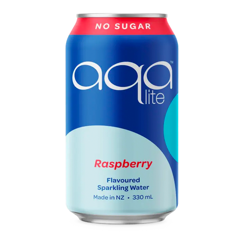 Aqalite Sparkling Water Raspberry 12 Pack