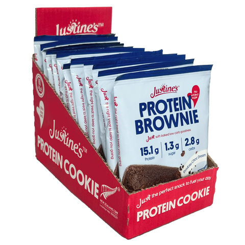 Justines Protein Cookie Double Choc 75g x Pack of 12