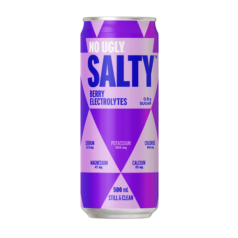 No Ugly Salty Berry Electrolyte Drink 500mL