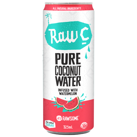 Raw C Coconut Water infused with Watermelon 12PK 325ml