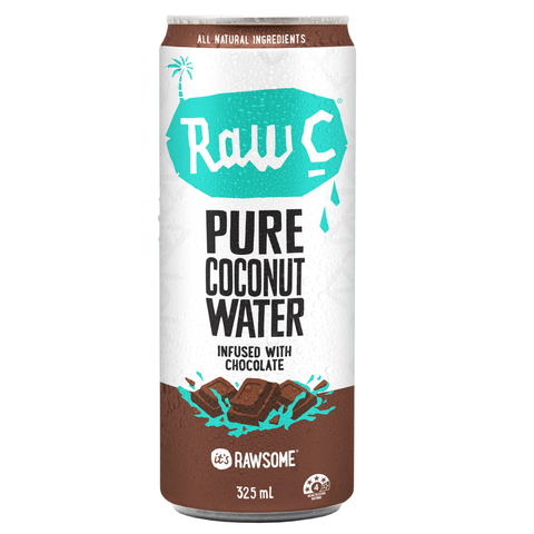 Raw C Coconut Water infused with Chocolate 12PK 325ml