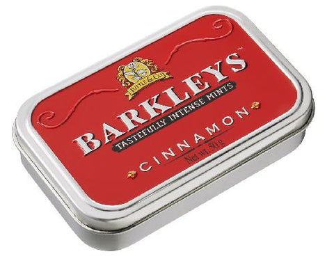 Barkleys Mints Cinnamon 50g - Carton x 6