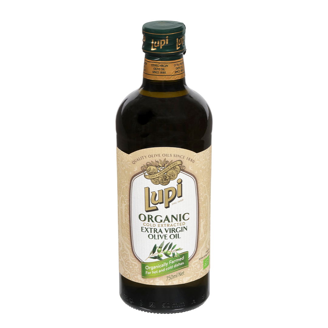 Bottle Lupi Olive Oil Extra Virgin Organic 750ml Simply Good Foods